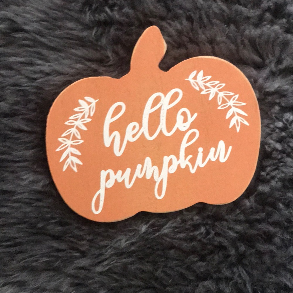 🎃hello pumpkin wooden farmhouse fall decor🎃